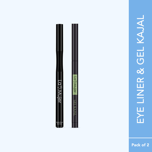 Waterproof Sketch Eyeliner & Gel Kajal (Pack of 2)