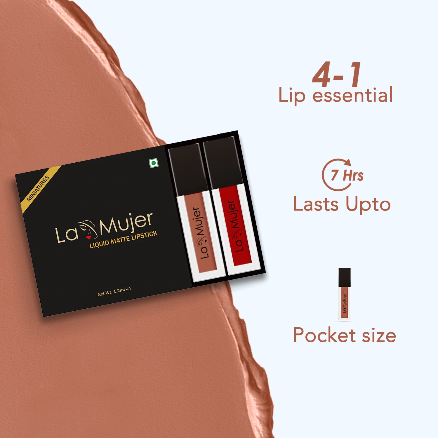 Liquid Lipstick Miniature Set Lamujer