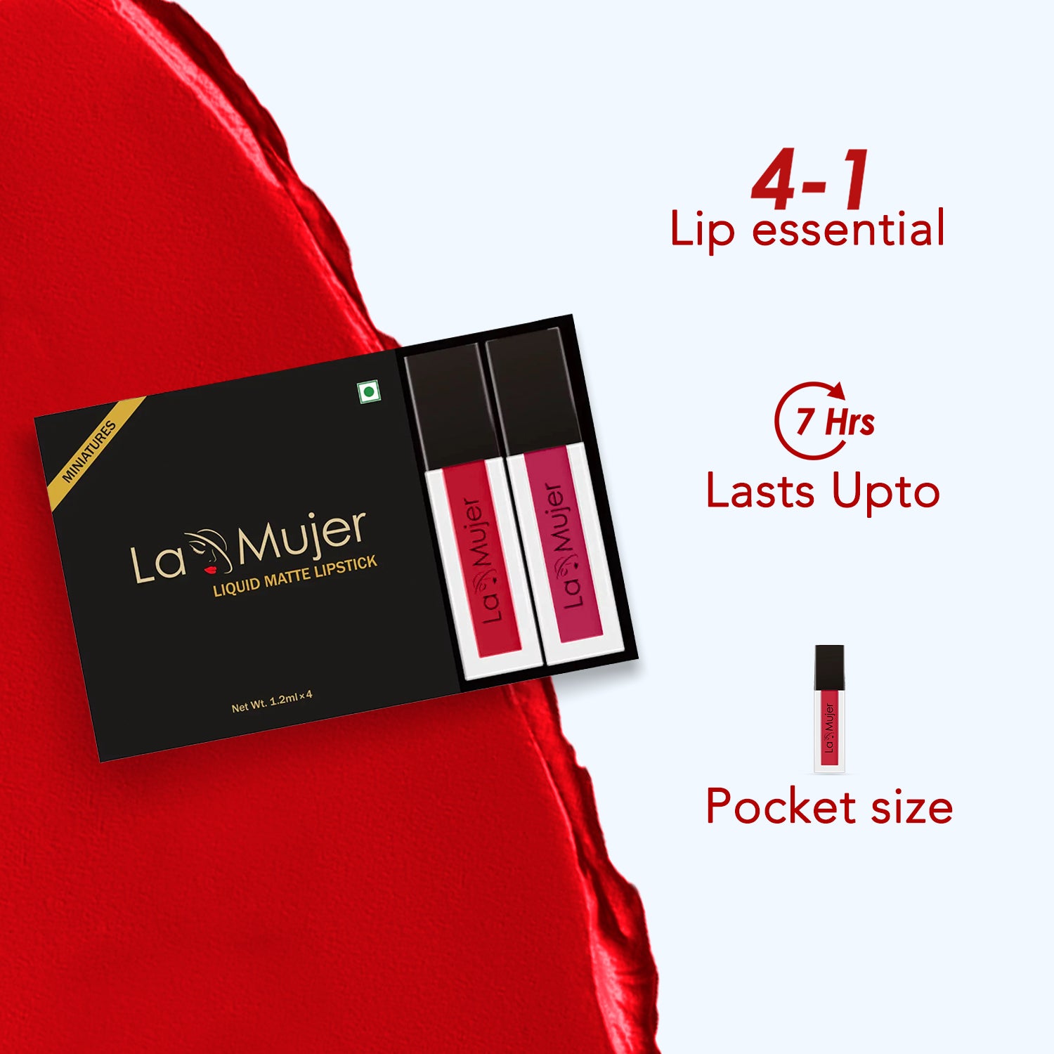 Liquid Lipstick Miniature Set Lamujer