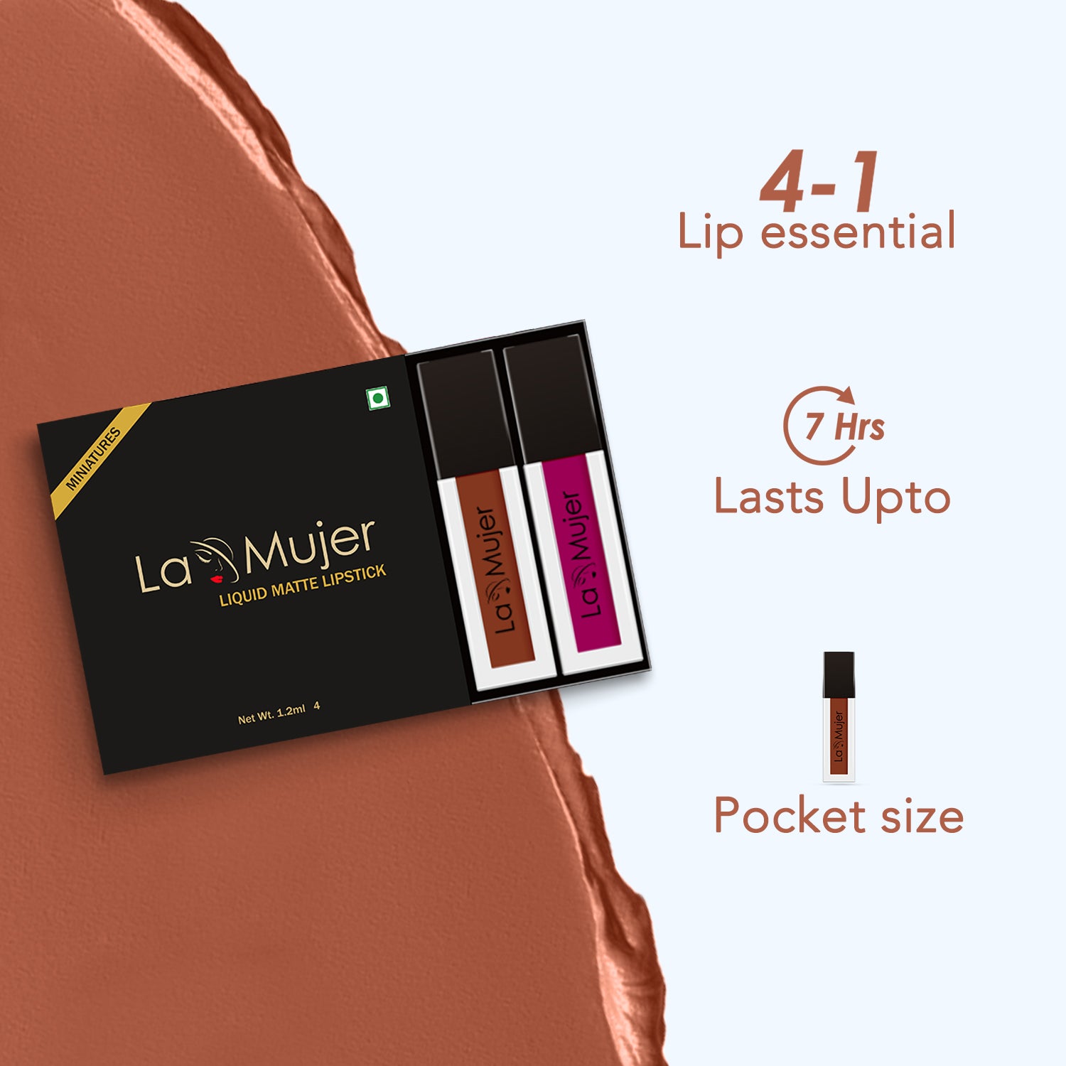 Liquid Lipstick Miniature Set Lamujer