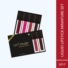 Liquid Lipstick Miniature Set Lamujer