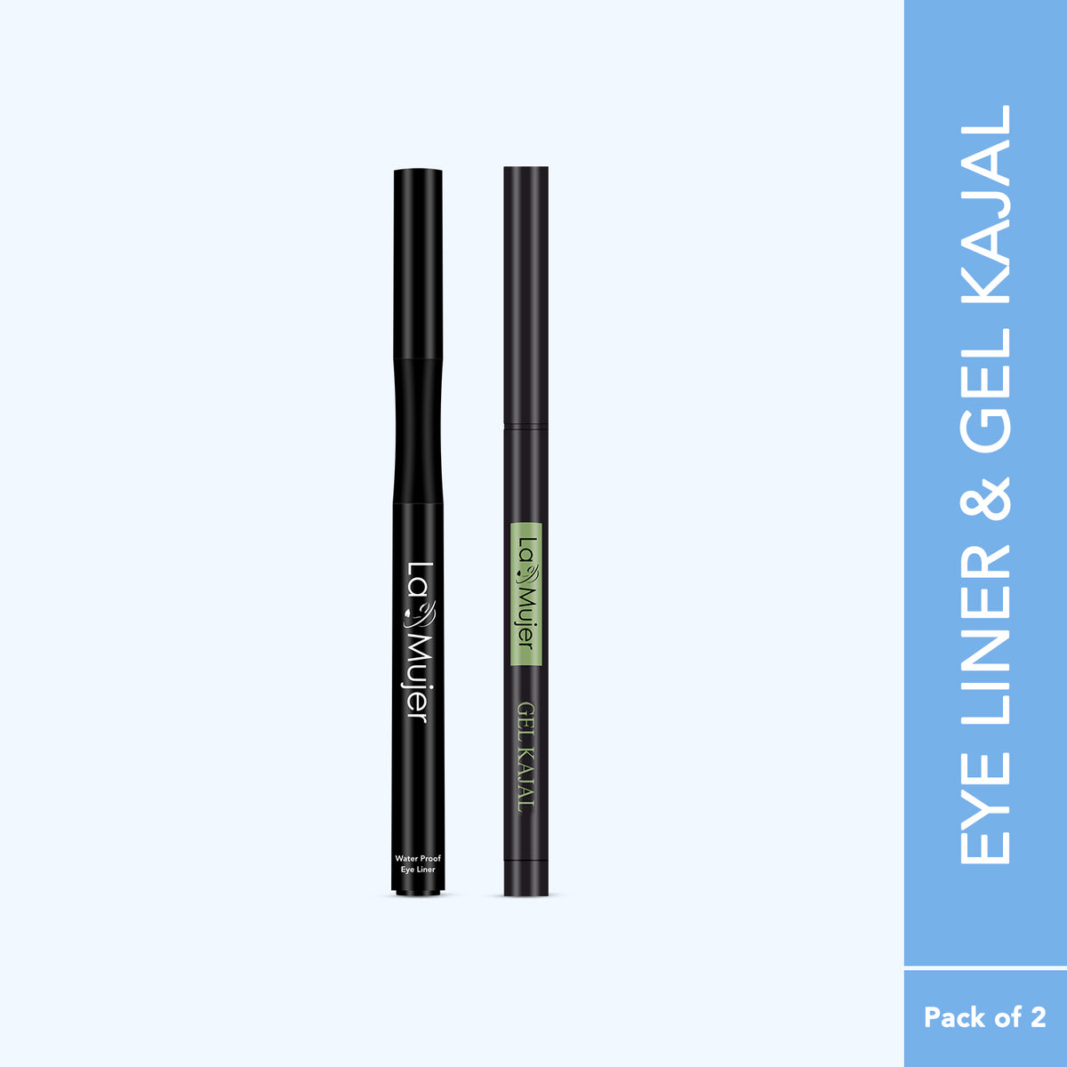 Waterproof Sketch Eyeliner & Gel Kajal (Pack of 2)